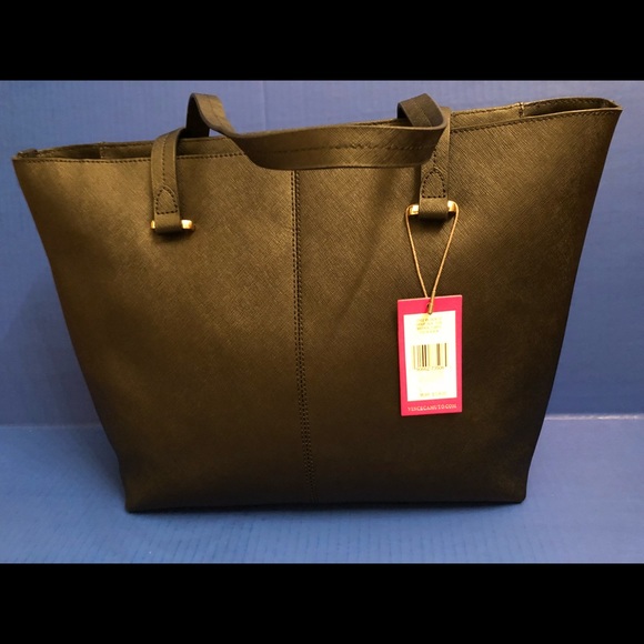 Black Vince Camuto LARGE TOTE BAG Purse - Picture 2 of 3